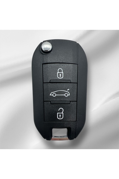 LUXE AKSESUAR Peugeot (301-308-208-508-3008-5008) container de comandă cu 3 butoane cu portbagaj