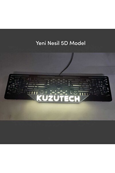 kuzutech IŞIKLI PLAKALIK 5D ( ön-arka ) Uyumlu