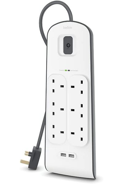 Belkin 6 way outlet surge Protection for up to six devices with two usb ports