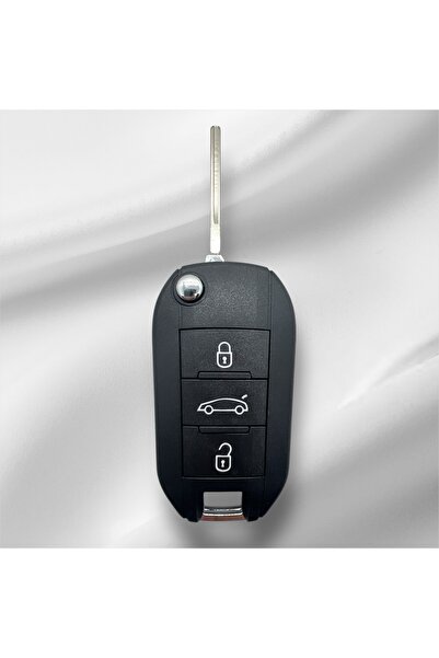 LUXE AKSESUAR Peugeot (301-308-208-508-3008-5008) container de comandă cu 3 butoane cu portbagaj