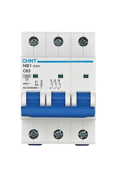chint 179710 Nb1 3x63a 6ka C الصمامات التلقائية