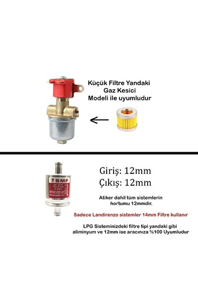 kenzybear Atiker Uyumlu Filtre Seti Atiker Lpg Filtresi Atiker Filtre Gaz Filtresi