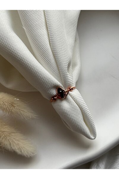 PelvedDesign حلقة أسلاك نحاسية قابلة للتعديل من حجر التول من الجرانات المكسورة