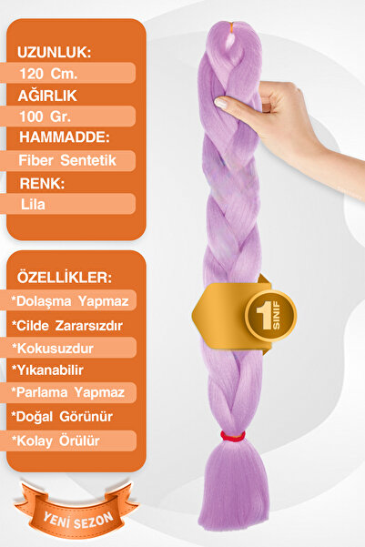 KONAK PERUK Afrika Zenci Örgüsü Rasta Ve Box Braid için Sentetik Saç - Lila