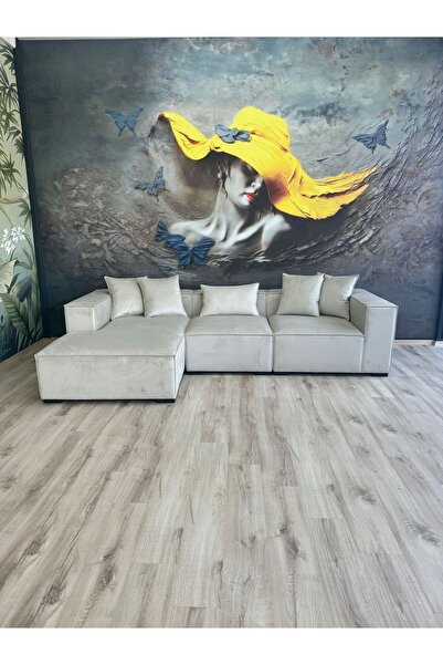 Erduran Mobilya Angelo 3 Modül Uzanmalı Modüler Köşe Koltuk Takımı