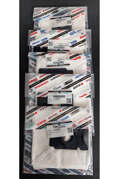 Arçelik Orijinal RS/9131 , VCR/7230 , RS/8131 Robot Süpürge Toz Torbası 5 Ade...