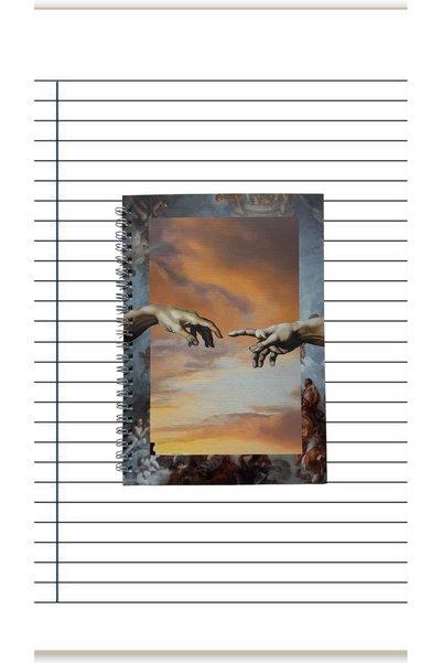 Mas Note A5 Spiral Cardboard Cover Ruled School Notebook 50 Sheets Set of 2