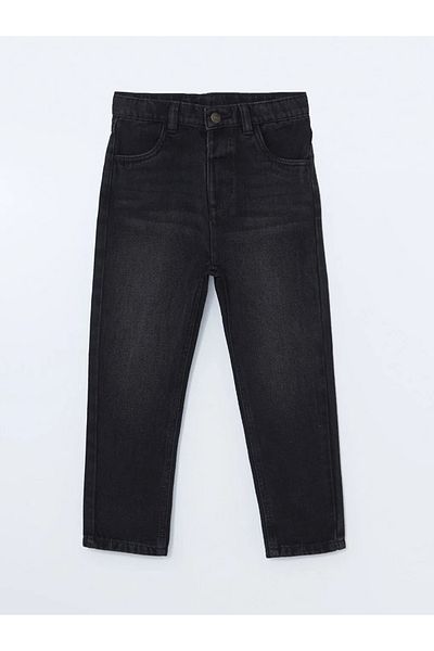 LC Waikiki Lcw Kids Black Elastic Waist Baby Boy Jean Pants