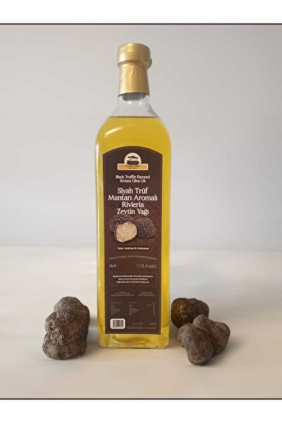 gurme trüf Trüf Yağı, Siyah Trüf Mantarı Aromalı Zeytin Yağı, 1 Litre