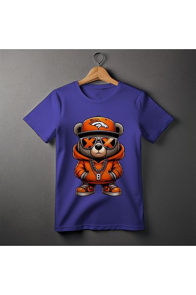 Ozzy Μπλουζάκι Unisex Teddy Bear Pattern 1 Digital Printed Tshirt
