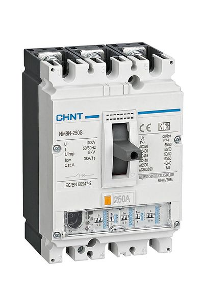 chint 271172 Nm8n-250s 3x160a 50ka مفتاح مغناطيسي حراري