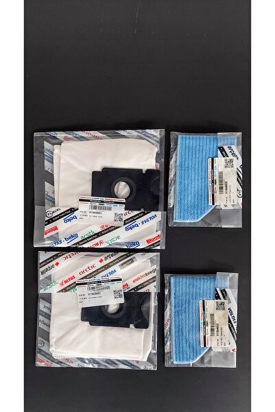 Arçelik Orijinal RS/9131 , RS/9121 , RS/8121 Robot Süpürge Toz Torbası 2 Adet...