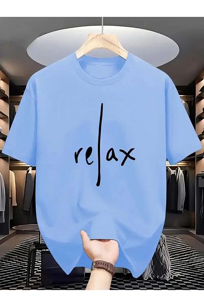 WOODROFFE Ανδρικό μπλουζάκι Relax με στάμπα New Season Oversize Loose