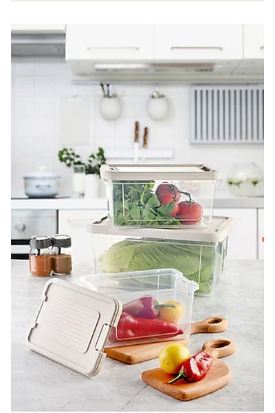 4AFACANÇEKİRGE 3-Pack Infinity Stormax Storage Container 5 Liters