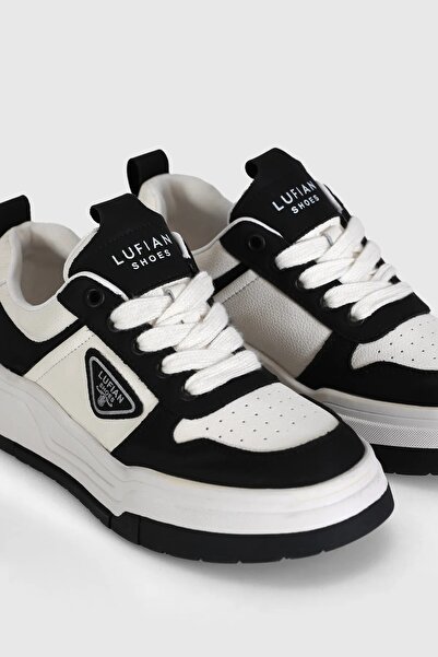 Lufian 122230018 Jennıfer Sneaker Unisex Deri Spor Ayakkabı Siyah