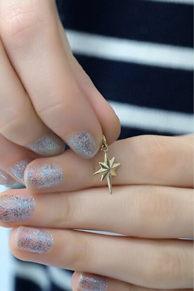 aytekgold Kutup Yıldızı Kolye Ucu 14 Ayar