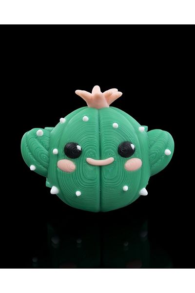 OddieArtStore Cactus Shaped Airtag Case (Will Be Sent with Leash)