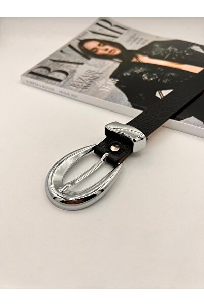 MODAM HİFA Silver With Bridge Curea pentru femei Curea pentru pantaloni Curea pentru rochie Curea pentru cămașă Curea pentru haină