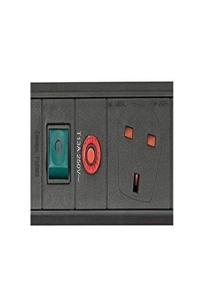 Brennenstuhl Extension Cord, 3 Meters, 6 Ports, German - Black