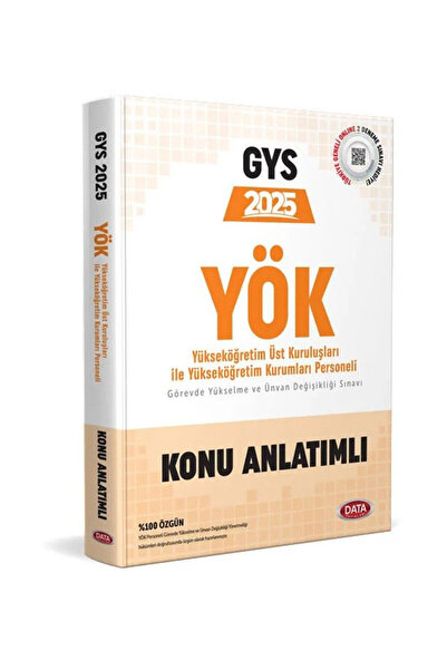 Data Yayınları 2025 GYS YÖK Görevde Yükselme ve Unvan Değişikliği Sınavı Konu...