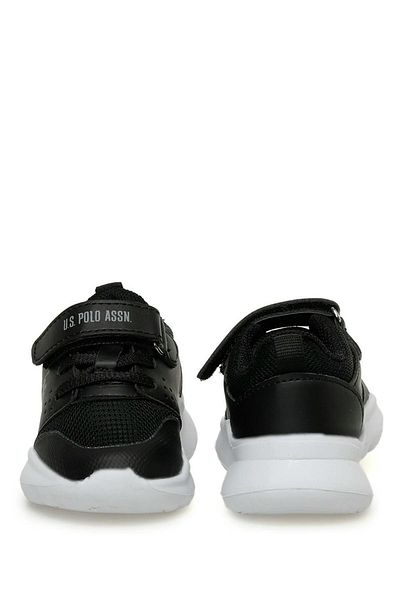 U.S. Polo Assn. Black Kids Sneaker Sports Shoes