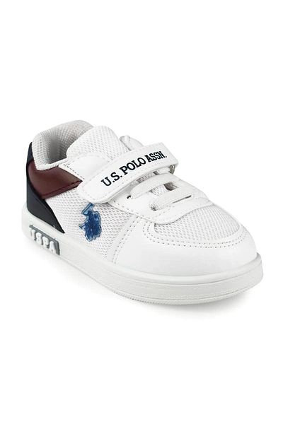 U.S. Polo Assn. Adidași albi pentru copii