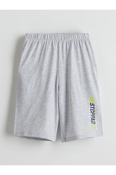 LC Waikiki Lcw Kids Elastic Waist Boys Pajama Shorts 2 Pcs