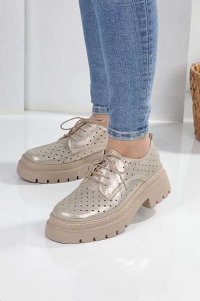 EYLÜLDEN MODA SHOES Eylülden Fashion Shoes Women's Hole Detailed Corea Shoes