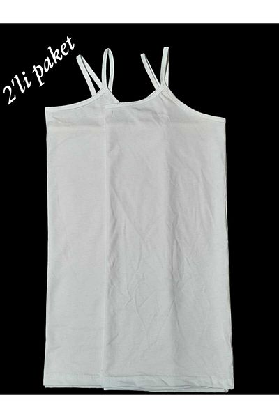 ESTA STORE Single Jersey Combed Cotton 2 Pack String Strap Athlete Cotton Is Not Flexible Straps Are Sewn Out of Their Own Fabric