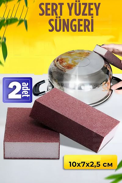 Transformacion Nano Metal - Wooden Hard Surface Cleaning Sponge 2 Pieces 721266