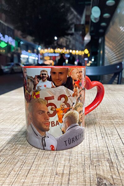 Namgo Barış Alper Invisible Red Porcelain Cup - Full Printed Heart