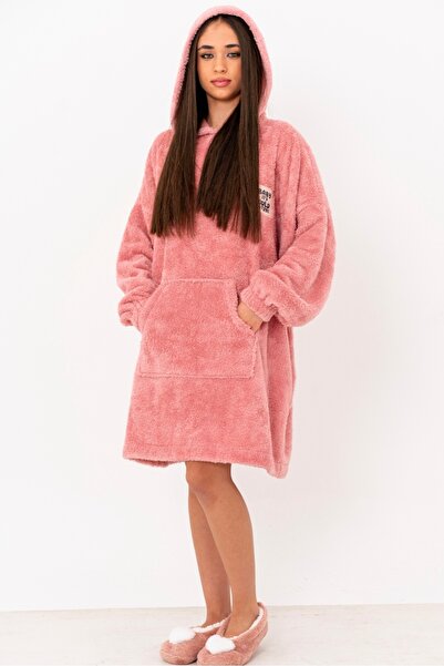 bysezerozer سويت شيرت نسائي من WELSOFT ببطانيات منزلية قابلة للارتداء على الو...