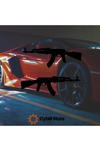 CybillStore ملصق Keleş مقاس 14.5 سم مكون من قطعتين - مجموعة من اليمين واليسار
