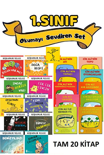 Ata Yayıncılık Cin Ali Hikaye Seti 10 Kitap 1.sınıf Hızlı Okuma 10 Adet Hikaye