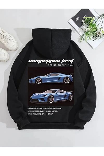 FULL TOLERANCE Yd Design Daily Casual Champion Car Themed Sweetshirt