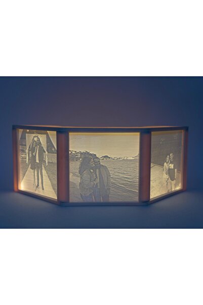 3B tasarım 3D Lithophane Fotoğraflı Işıklı Çerçeve, Sevgililer Gününe Özel He...