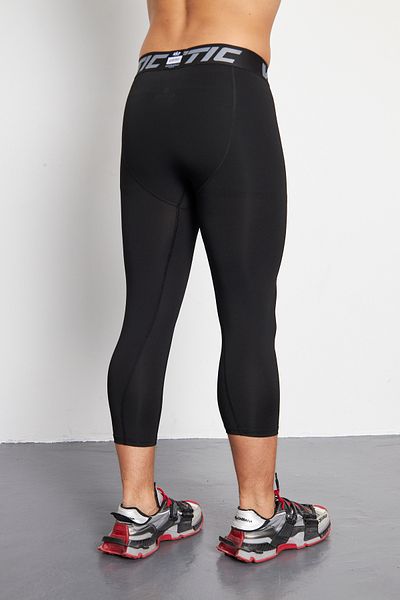 Wild Athletic Sports Basketball Pro 3/4 Sport Leggings - Black White Pack