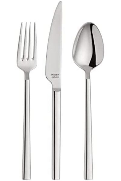STOREMAX Ntwork 18 Piece Steel Dessert Fork Spoon Knife Set Art 1087243