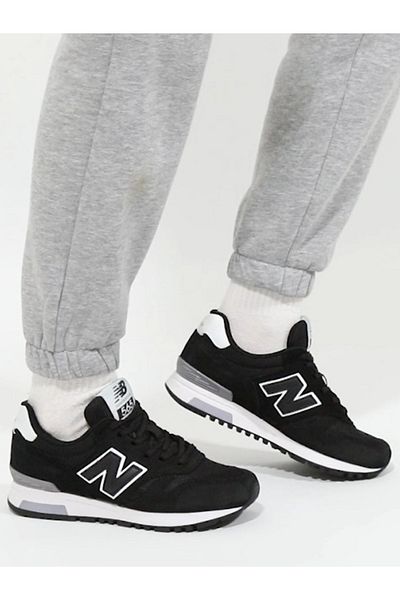 New Balance Unisex 565 Black Sneaker - Women and Men Wl565Blk