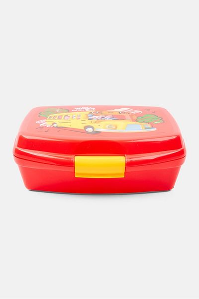 Cocomelon Graphic Lunch Box, Red