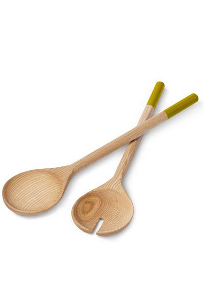 Tchibo 2 Pieces Salad Cutlery, Natural
