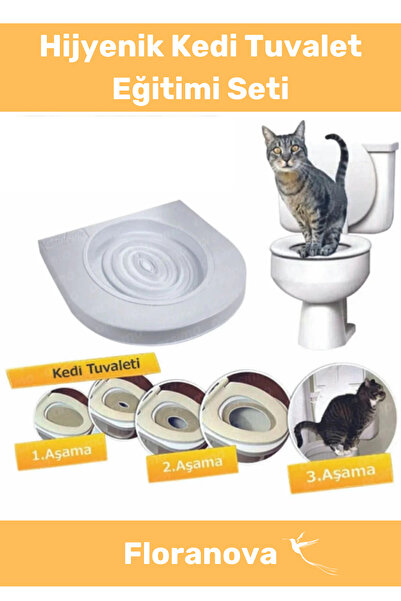 Floranova Özel Üretim Klozet Alıştırma Kapağı Kum Kabı Wc Yavru Yetişkin Kedi...