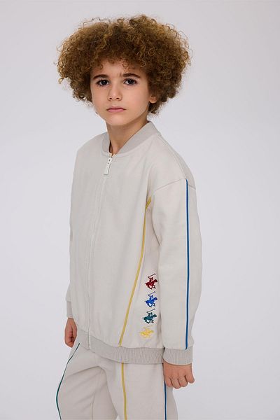 Beverly Hills Polo Club Boy's Beige Tracksuit Top