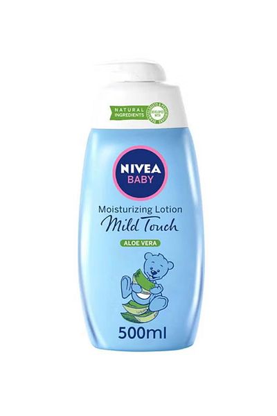 NIVEA Baby Mild Touch Moisturizing Lotion, Aloe Vera, 500ml