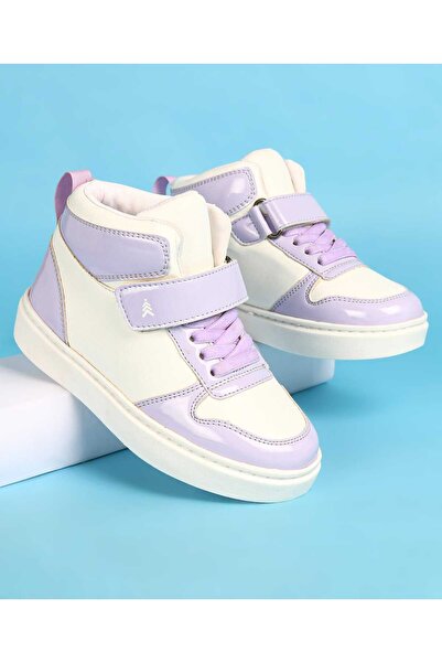 Pine kids حذاء كاجوال بشريط فيلكرو للأطفال من باين - أرجواني