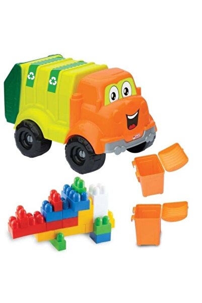 Genel Markalar Çöp Kamyonum Bloklu 30 Parça