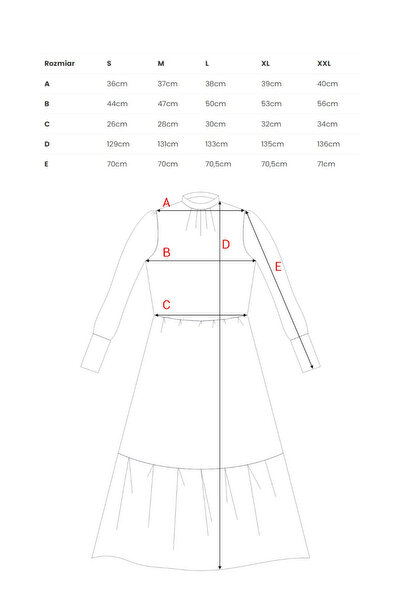 Stylove Maxi dress with a ruffle