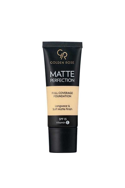 Golden Rose Matte Perfection Foundation Warm 01 Willow Essence & Grape Seed Oil Matte Foundation 35 ml