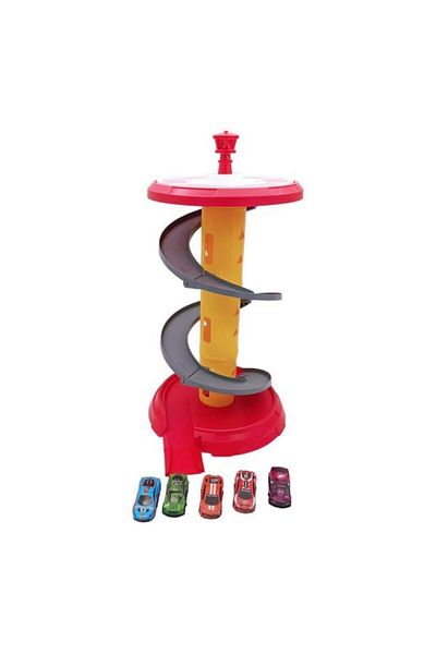 Toysan Toy Rotating Parking Lot Set