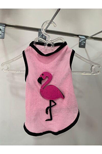 Pembe flamingolu kedi-köpek kıyafeti
